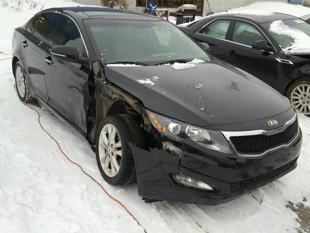 5XXGN4A7XDG247100 - 2013 KIA OPTIMA EX BLACK photo 1