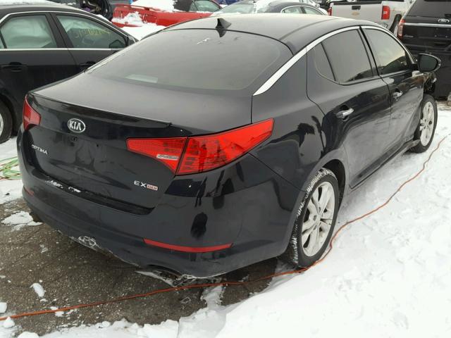 5XXGN4A7XDG247100 - 2013 KIA OPTIMA EX BLACK photo 4