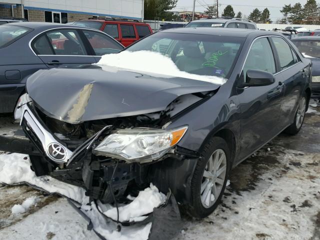 4T4BF1FK1CR178665 - 2012 TOYOTA CAMRY BASE GRAY photo 2