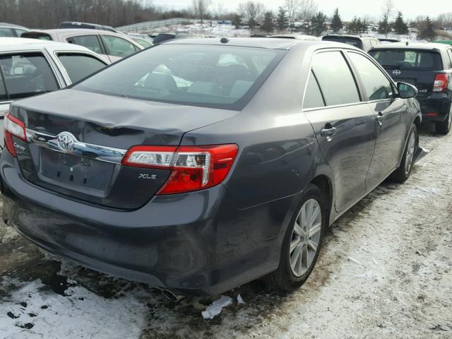 4T4BF1FK1CR178665 - 2012 TOYOTA CAMRY BASE GRAY photo 4