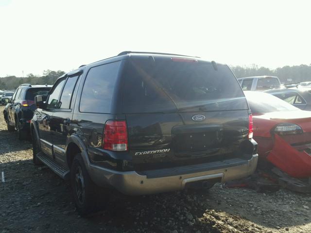 1FMEU17W74LB30755 - 2004 FORD EXPEDITION BLACK photo 3