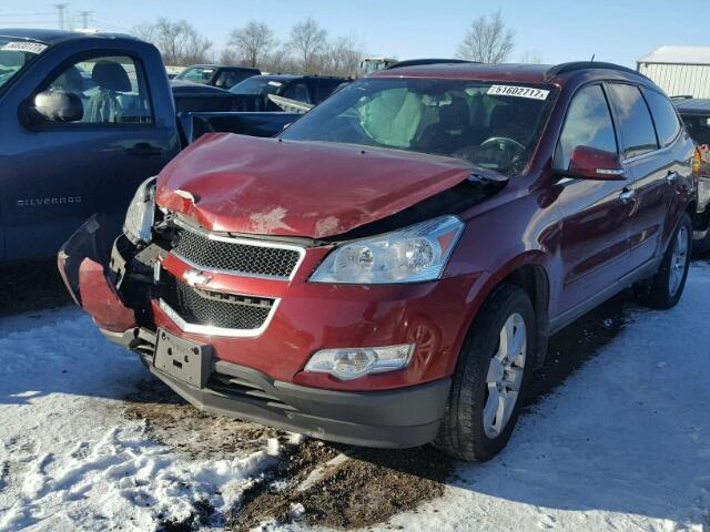 1GNKRGED4BJ103493 - 2011 CHEVROLET TRAVERSE L MAROON photo 2