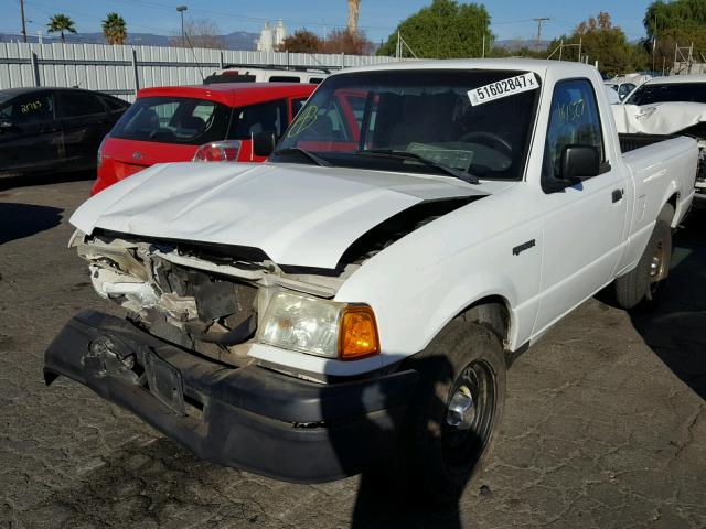 1FTYR10U54PB07849 - 2004 FORD RANGER WHITE photo 2