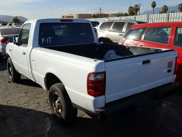 1FTYR10U54PB07849 - 2004 FORD RANGER WHITE photo 3