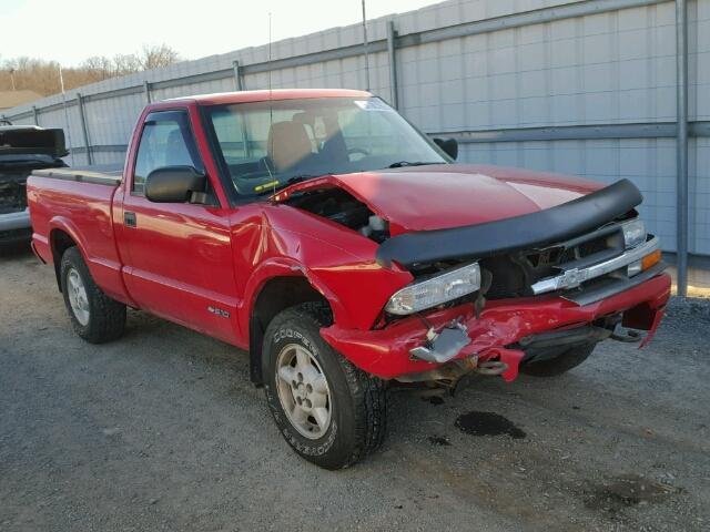 1GCDT14W2YK160491 - 2000 CHEVROLET S TRUCK S1 RED photo 1