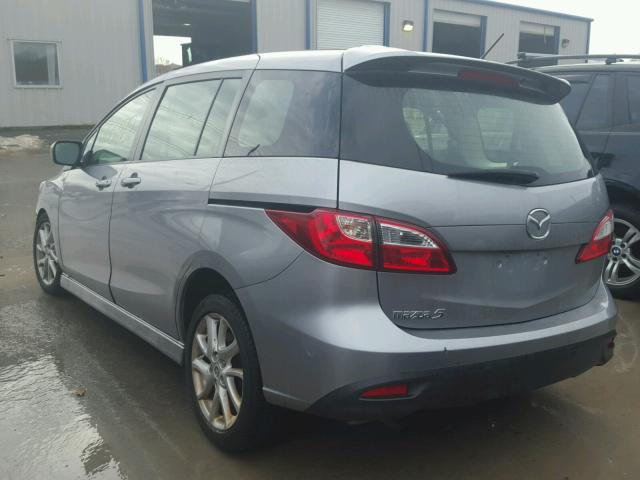 JM1CW2DL7C0114643 - 2012 MAZDA 5 GRAY photo 3