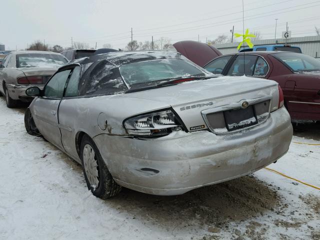 1C3EL45X85N607580 - 2005 CHRYSLER SEBRING SILVER photo 3