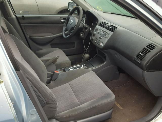 JHMES96604S000587 - 2004 HONDA CIVIC HYBR SILVER photo 5