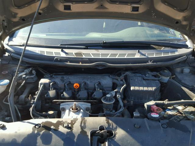 1HGFA15536L037876 - 2006 HONDA CIVIC LX GRAY photo 7