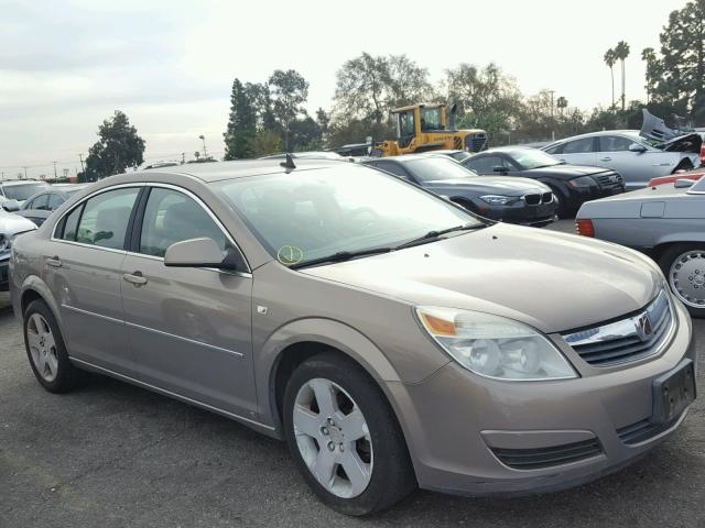 1G8ZS57N68F172679 - 2008 SATURN AURA XE BROWN photo 1