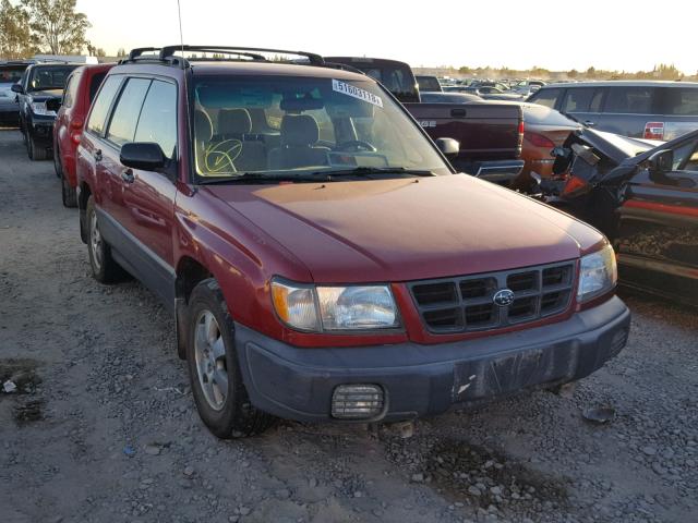 JF1SF6356YG701040 - 2000 SUBARU FORESTER L RED photo 1