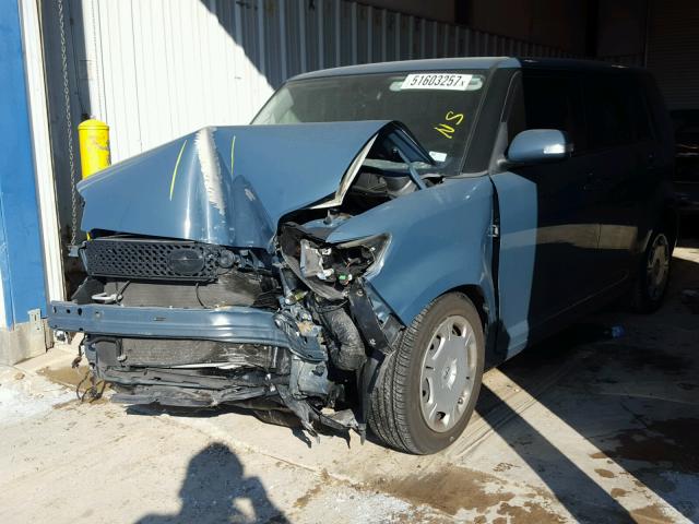 JTLKE50E791061361 - 2009 TOYOTA SCION XB BLUE photo 2