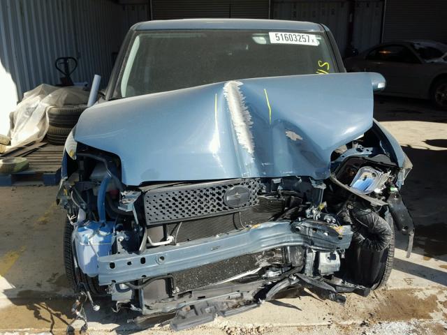 JTLKE50E791061361 - 2009 TOYOTA SCION XB BLUE photo 7