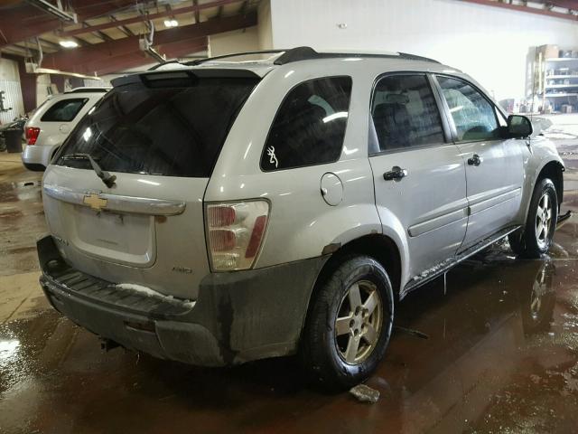 2CNDL23F956049003 - 2005 CHEVROLET EQUINOX LS GRAY photo 4