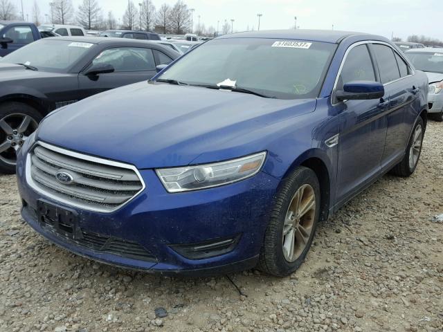 1FAHP2E86DG134006 - 2013 FORD TAURUS SEL BLUE photo 2