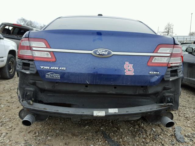 1FAHP2E86DG134006 - 2013 FORD TAURUS SEL BLUE photo 9