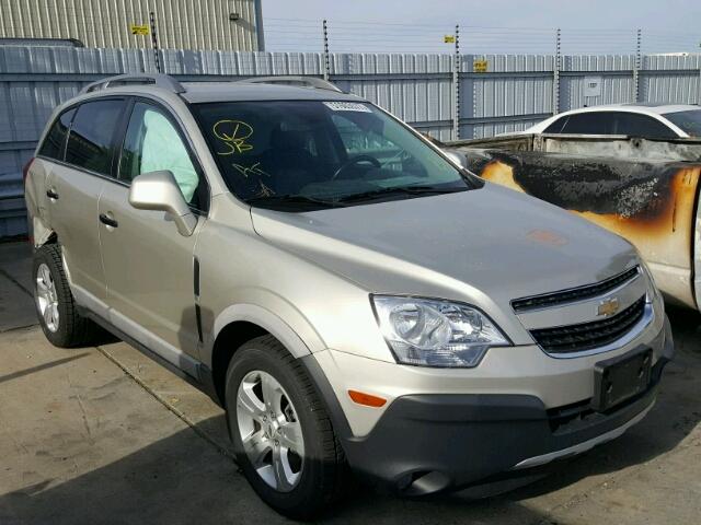 3GNAL2EK7ES576094 - 2014 CHEVROLET CAPTIVA LS TAN photo 1