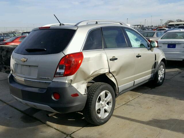 3GNAL2EK7ES576094 - 2014 CHEVROLET CAPTIVA LS TAN photo 4