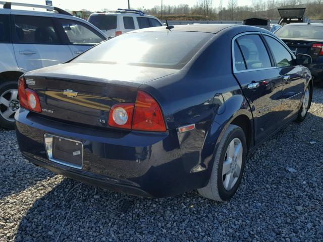 1G1ZG57B184198012 - 2008 CHEVROLET MALIBU LS BLUE photo 4