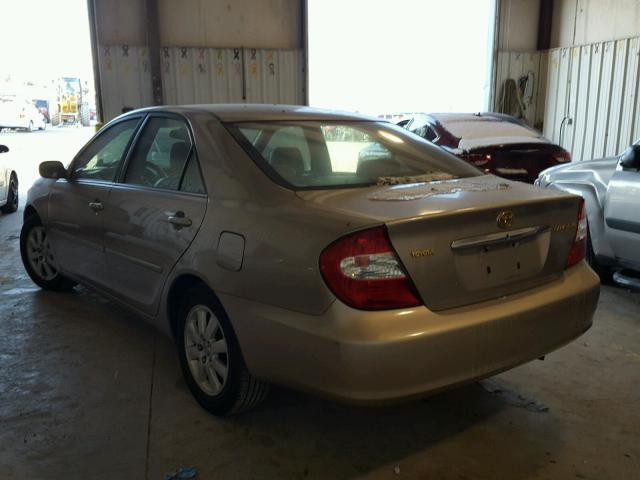 4T1BE32K03U650238 - 2003 TOYOTA CAMRY LE BEIGE photo 3