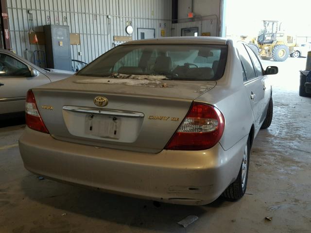 4T1BE32K03U650238 - 2003 TOYOTA CAMRY LE BEIGE photo 4