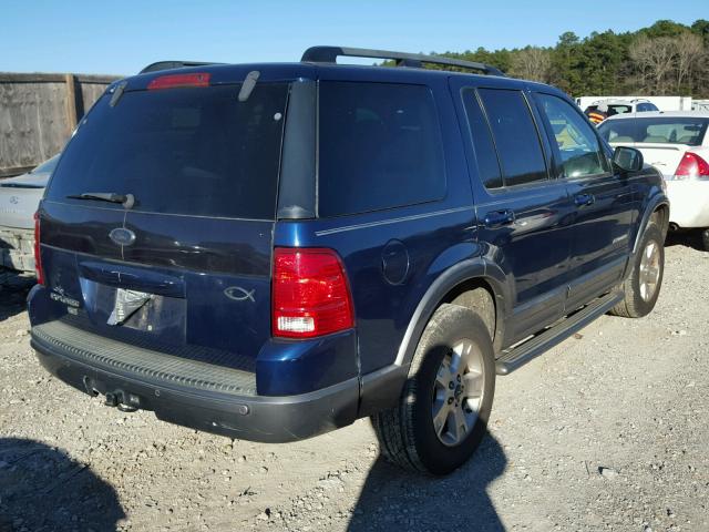 1FMZU63K54ZA29633 - 2004 FORD EXPLORER X BLUE photo 4