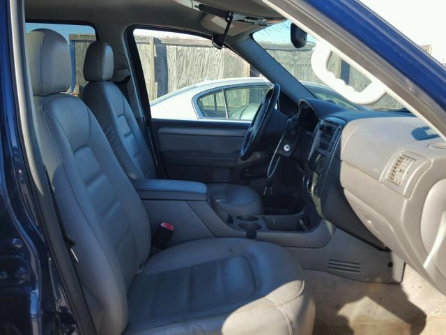 1FMZU63K54ZA29633 - 2004 FORD EXPLORER X BLUE photo 5