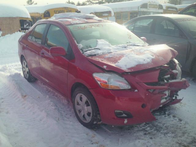 JTDBT923181261655 - 2008 TOYOTA YARIS RED photo 1