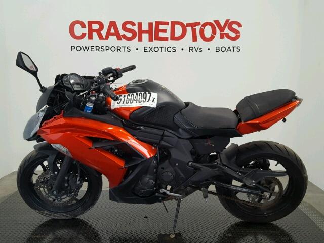 JKAEXEE17EDA15639 - 2014 KAWASAKI EX650 E ORANGE photo 3