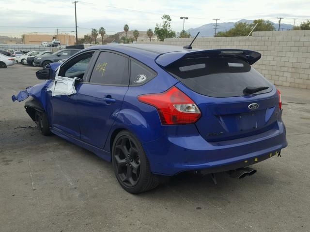 1FADP3L98DL138548 - 2013 FORD FOCUS ST BLUE photo 3