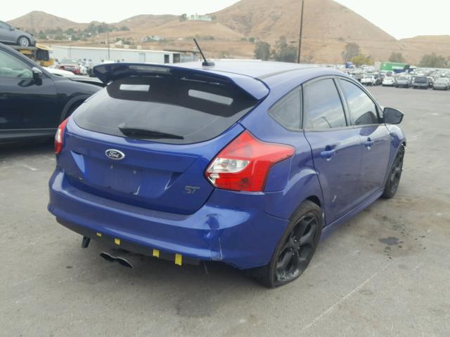 1FADP3L98DL138548 - 2013 FORD FOCUS ST BLUE photo 4