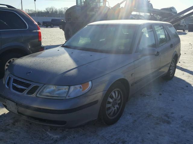 YS3EB59E953508185 - 2005 SAAB 9-5 LINEAR GRAY photo 2