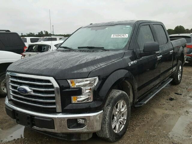 1FTEW1CF3GKE60133 - 2016 FORD F150 SUPER BLACK photo 2