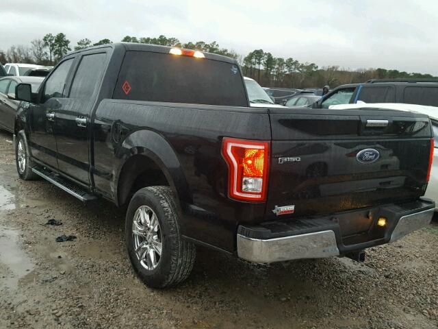 1FTEW1CF3GKE60133 - 2016 FORD F150 SUPER BLACK photo 3