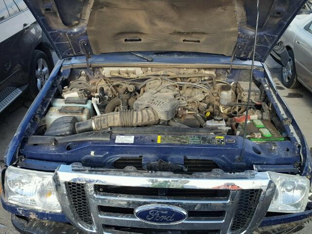 1FTZR15E78PA54163 - 2008 FORD RANGER SUP BLUE photo 7