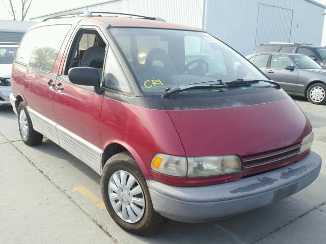 JT3AC12R4N1008623 - 1992 TOYOTA PREVIA LE RED photo 1