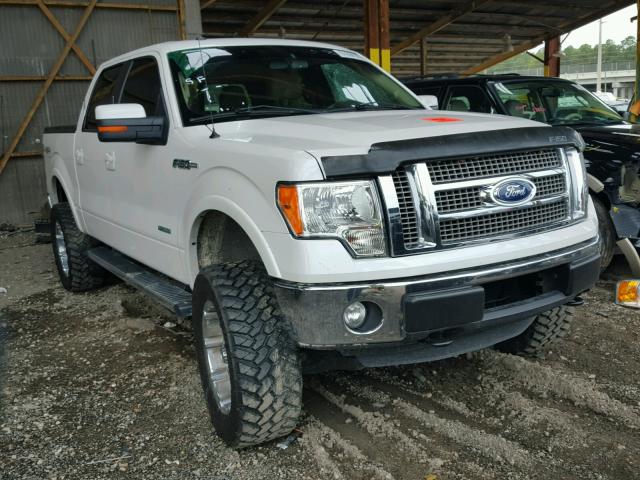 1FTFW1ET6CFA02399 - 2012 FORD F150 SUPER WHITE photo 1