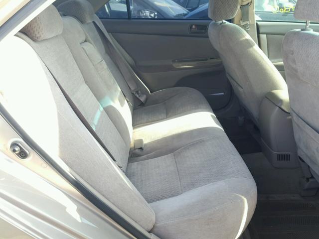 4T1BE32K83U690096 - 2003 TOYOTA CAMRY LE GOLD photo 6