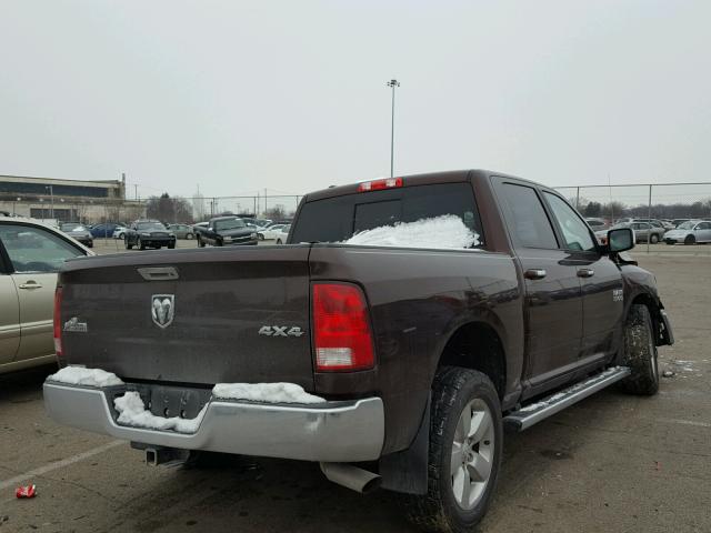 1C6RR7LG0ES232986 - 2014 RAM 1500 SLT BROWN photo 4