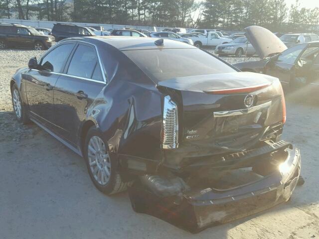 1G6DE5EG3A0111197 - 2010 CADILLAC CTS LUXURY MAROON photo 3