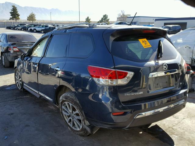 5N1AR2MN6DC683687 - 2013 NISSAN PATHFINDER BLUE photo 3