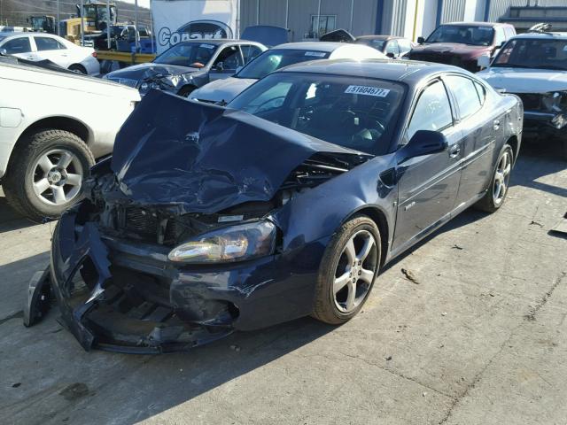 2G2WC55CX71173819 - 2007 PONTIAC GRAND PRIX BLUE photo 2