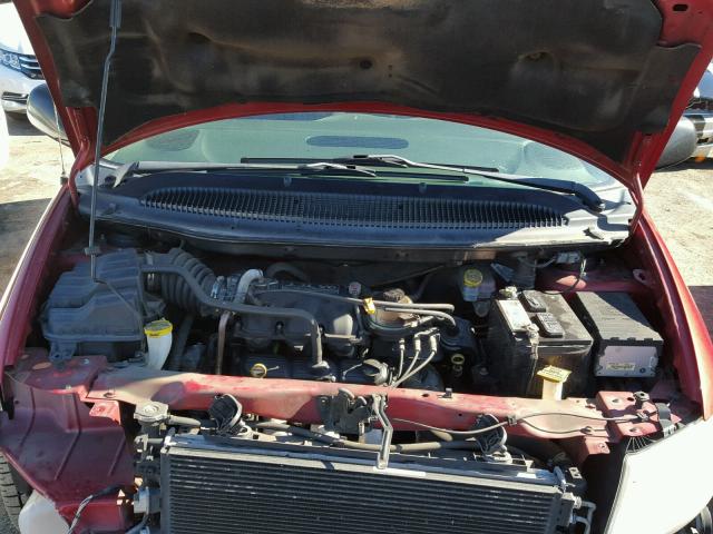 1A4GP45R76B627276 - 2006 CHRYSLER TOWN & COU Qırmızı foto 7