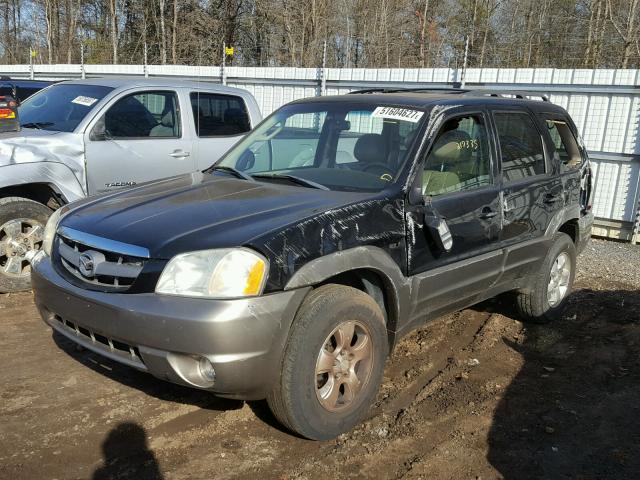 4F2CZ96103KM01936 - 2003 MAZDA TRIBUTE ES BLACK photo 2