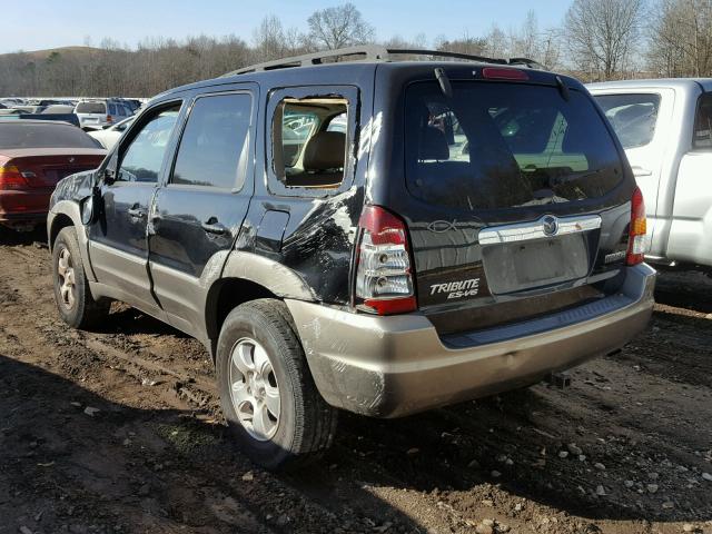 4F2CZ96103KM01936 - 2003 MAZDA TRIBUTE ES BLACK photo 3