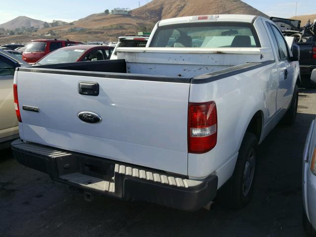 1FTRF12248KB54432 - 2008 FORD F150 WHITE photo 4