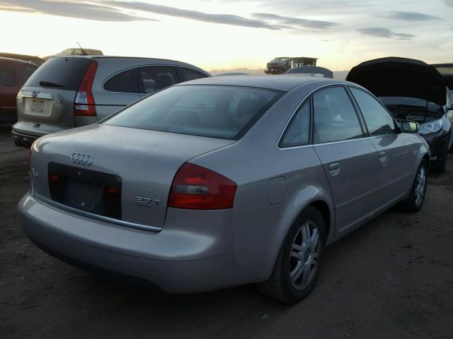 WAUED64B2YN124811 - 2000 AUDI A6 2.7T QU SILVER photo 4