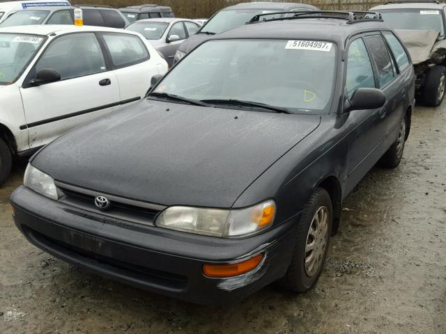 JT2AE09V3S0104949 - 1995 TOYOTA COROLLA BLACK photo 2