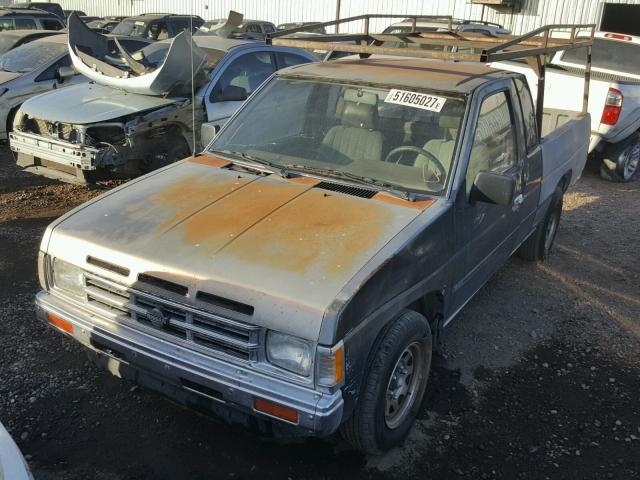 1N6SD16S6LC388640 - 1990 NISSAN D21 KING C GRAY photo 2