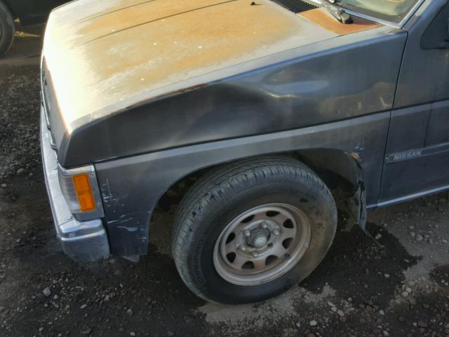1N6SD16S6LC388640 - 1990 NISSAN D21 KING C GRAY photo 9